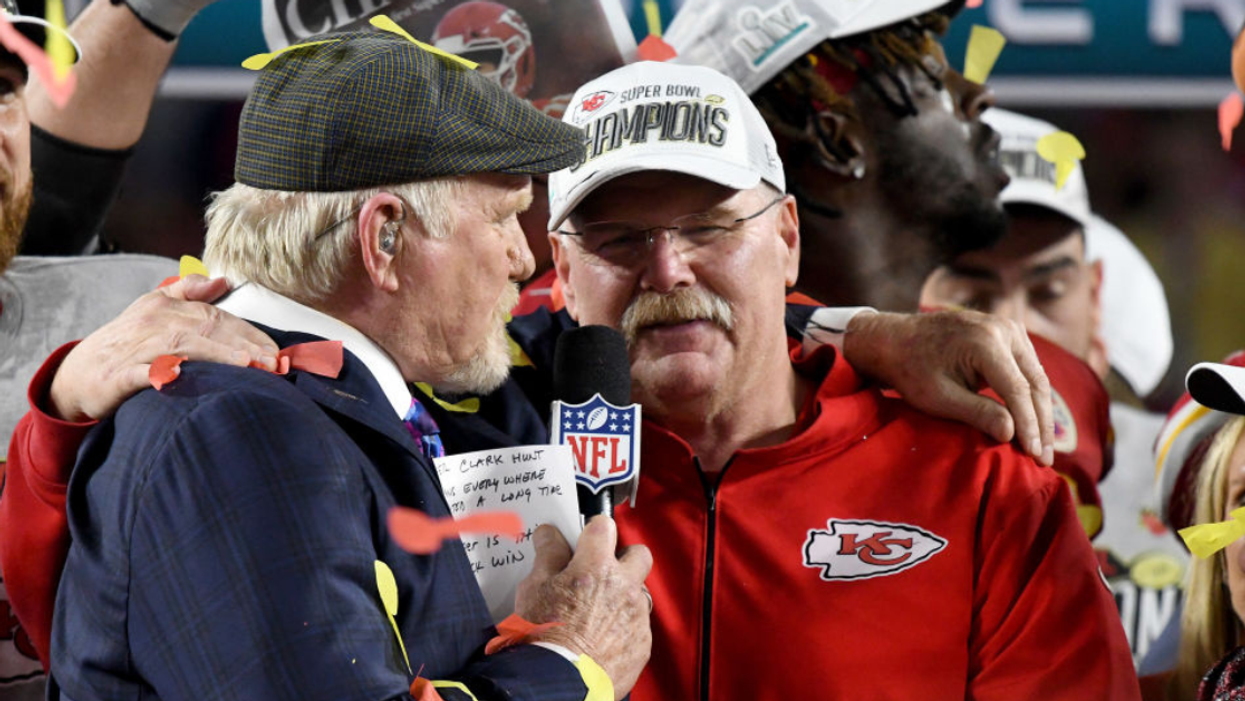 Terry Bradshaw and Andy Reid