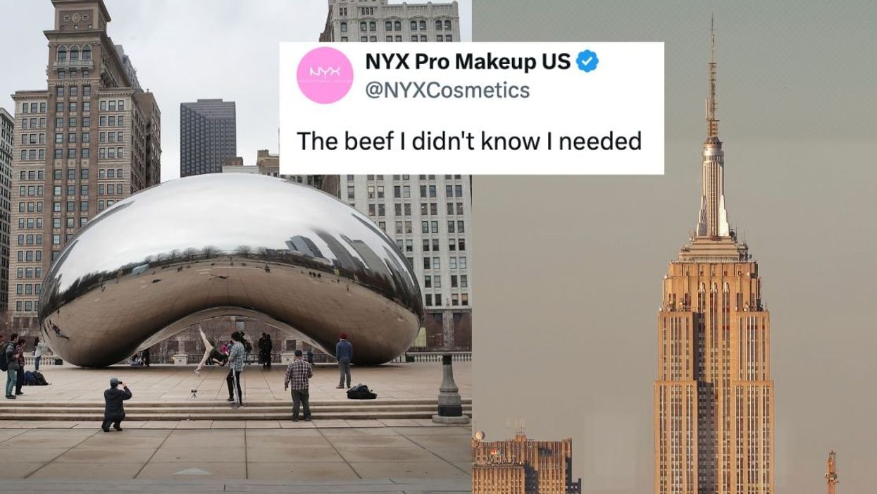 The Bean in Chicago; New York City's Empire State Building