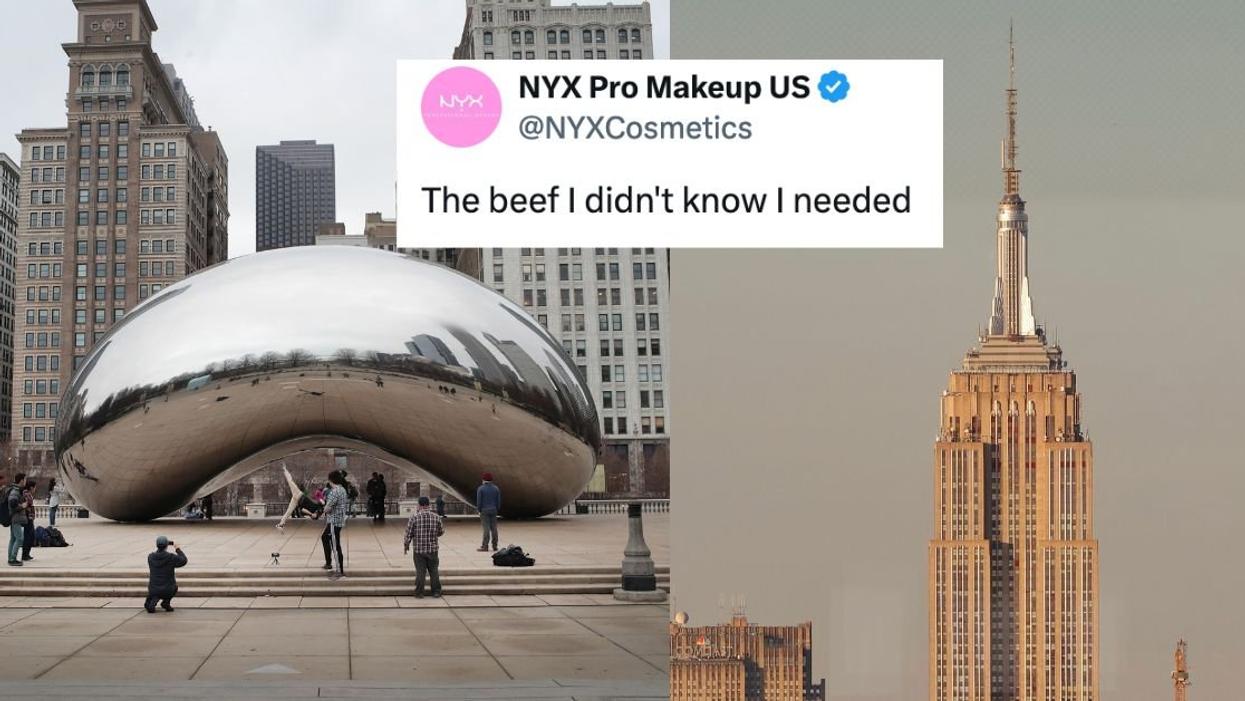 The Bean in Chicago; New York City's Empire State Building