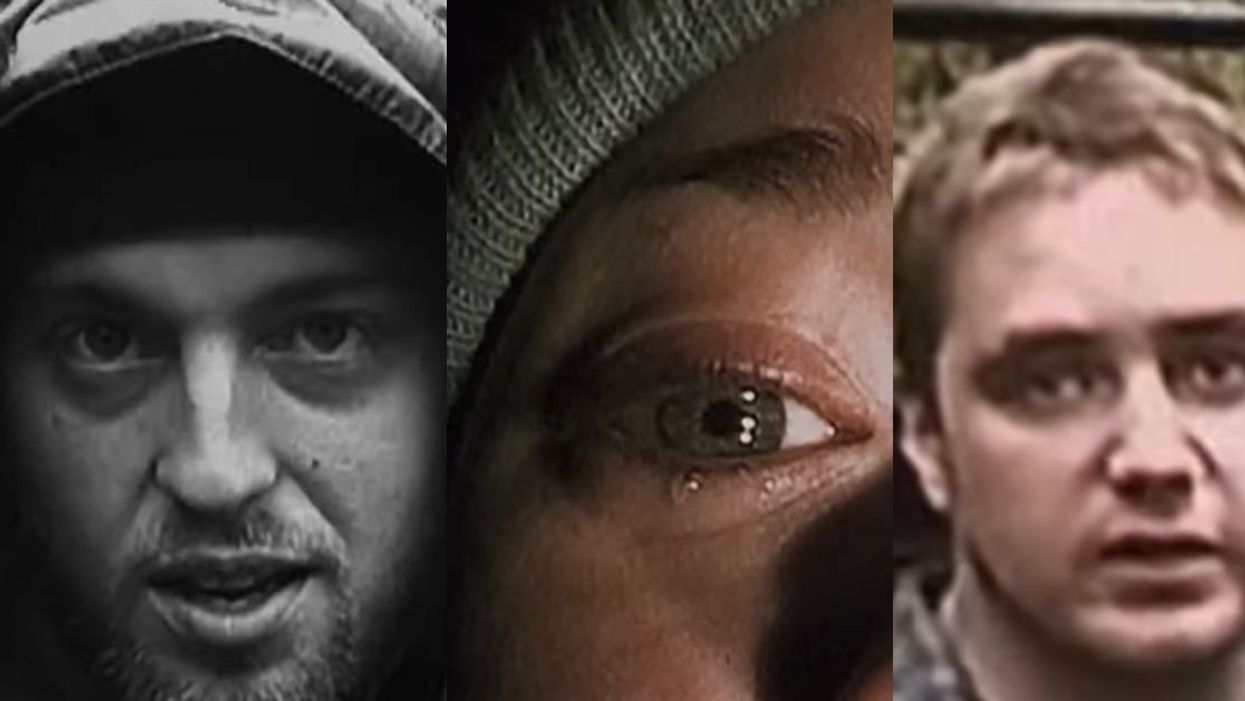 "The Blair Witch Project" actors  Michael C. Williams, Heather Donahue, and Joshua Leonard