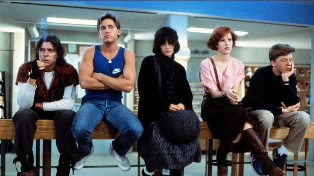 The cast of The Breakfast Club