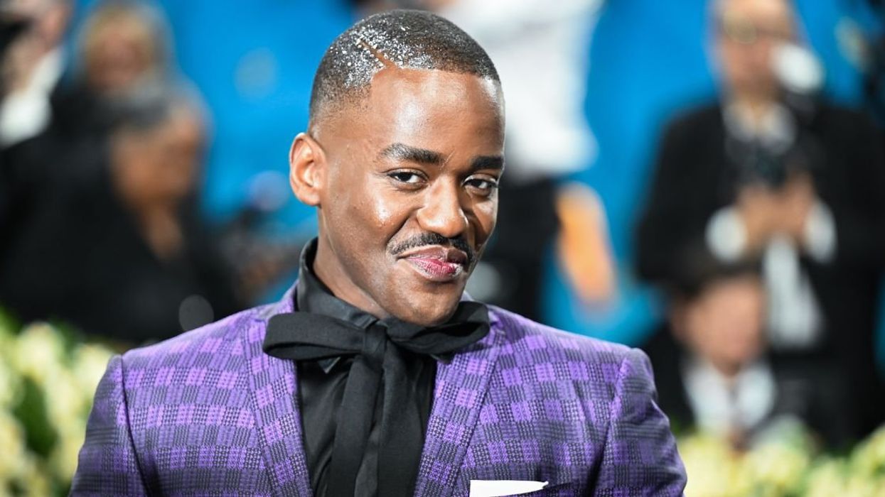 The Fifteenth Doctor, Ncuti Gatwa attending the 2025 Met Gala celebrating “Superfine: Tailoring Black Style.”