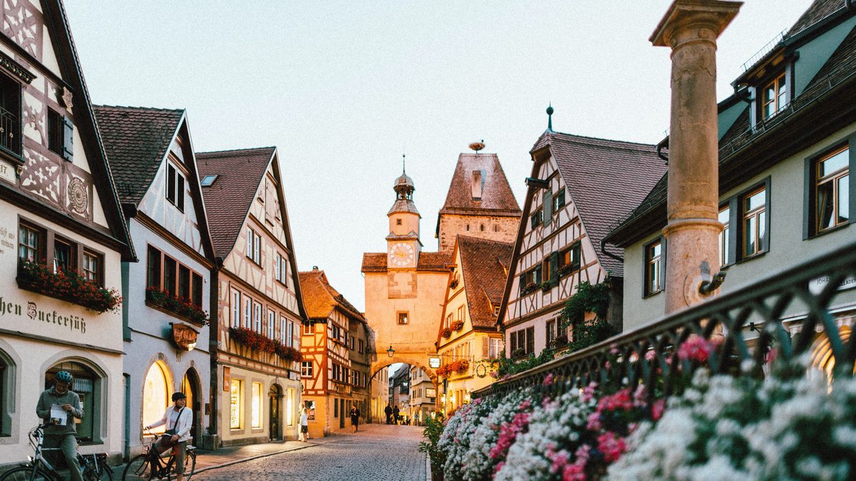 The norther Bavarian town of Rothenburg ob der Tauber