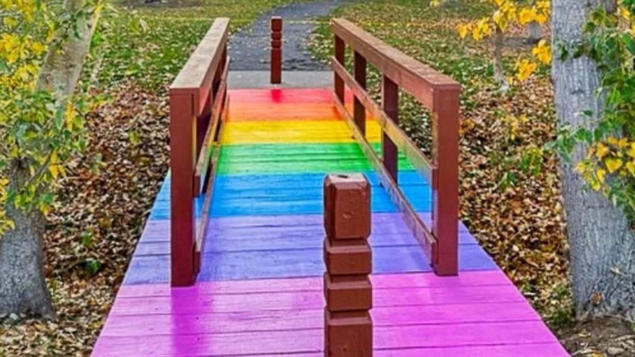 The Rainbow Bridge in Crissie Caughlin Park, Reno