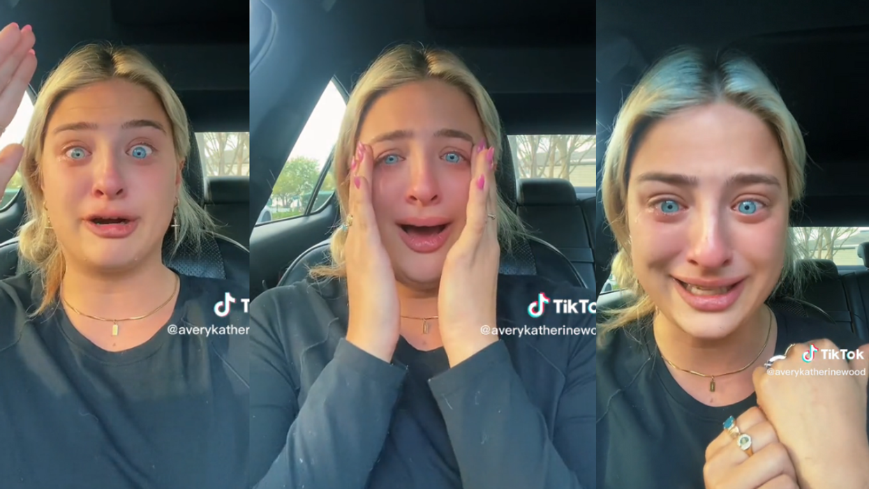 The "ugliest crier in the world" being pulled over on TikTok