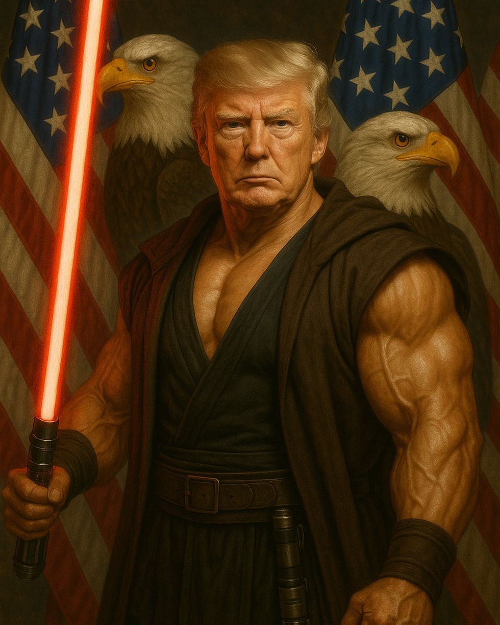 The White House's Trump meme for "Star Wars Day"