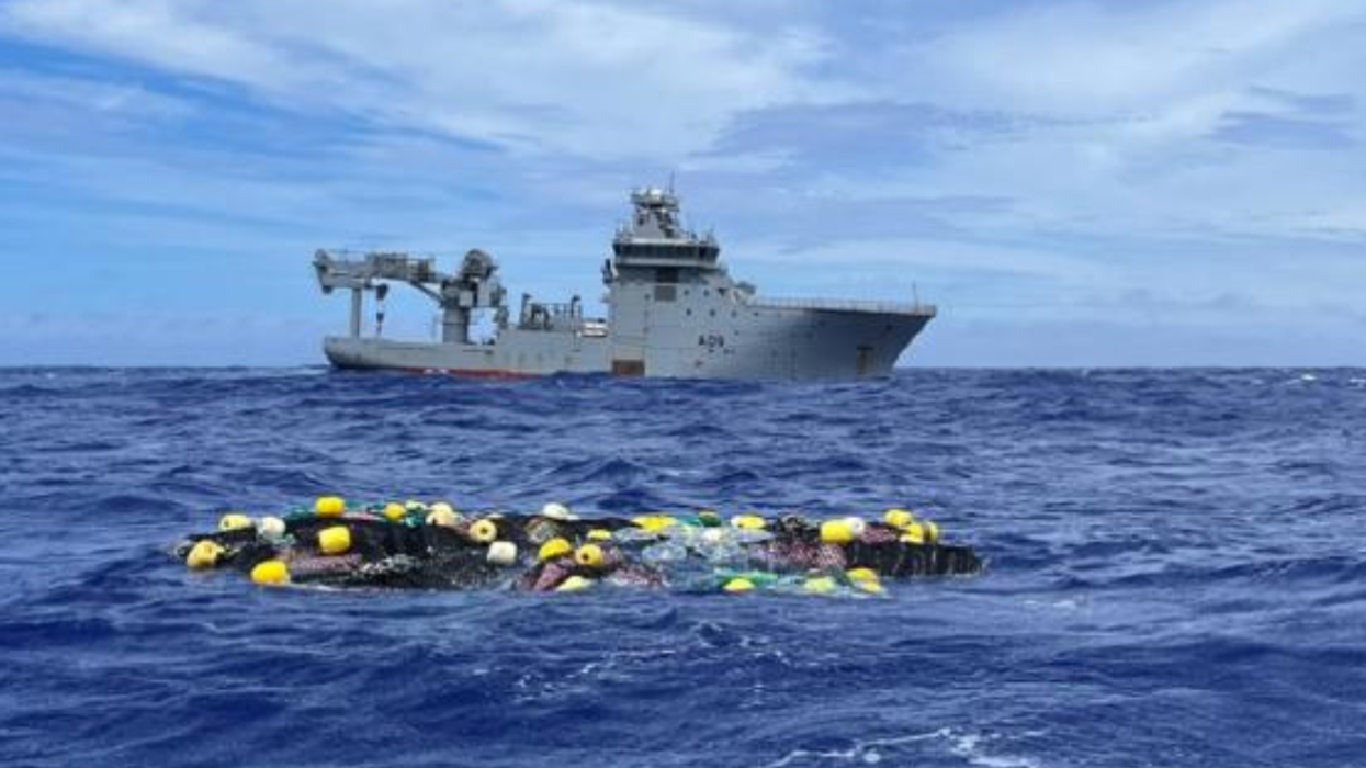 Three tons of cocaine floating in the ocean
