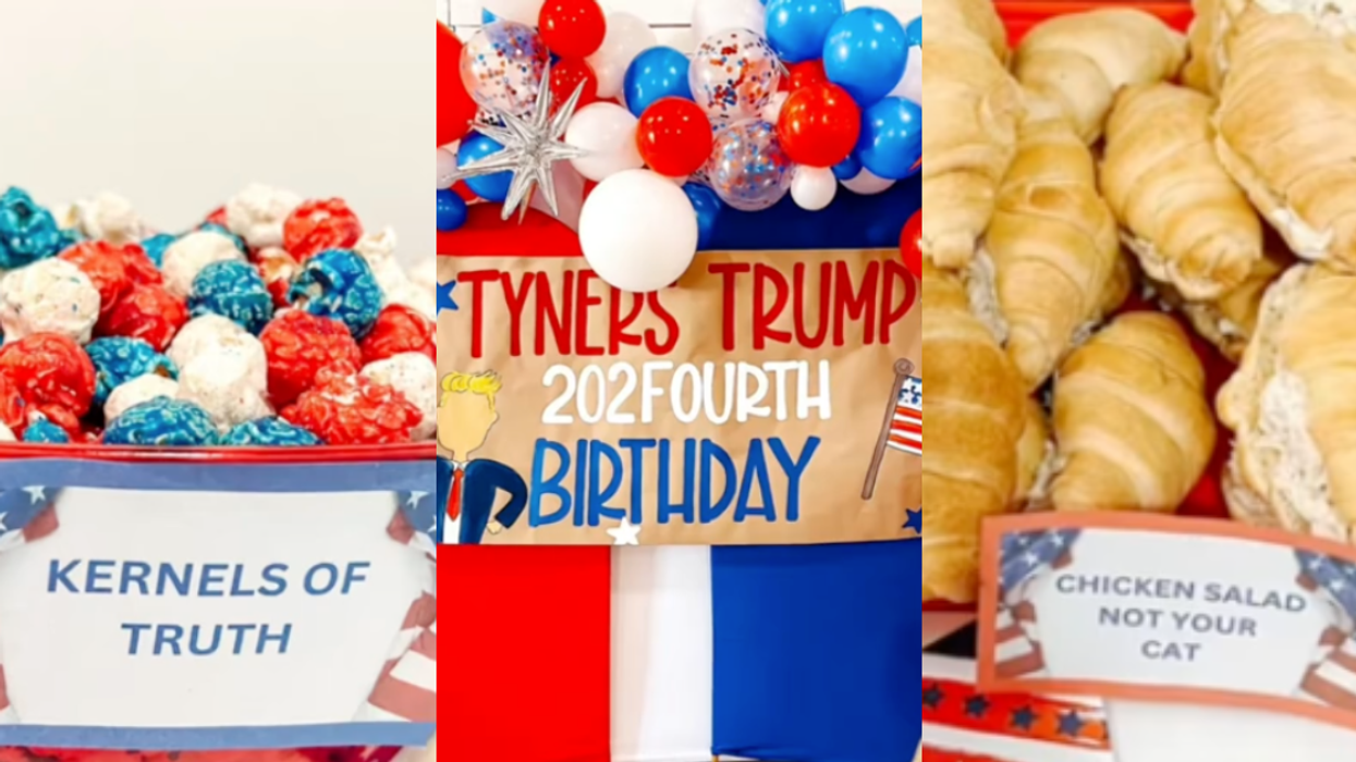 TikTok screenshot of birthday party