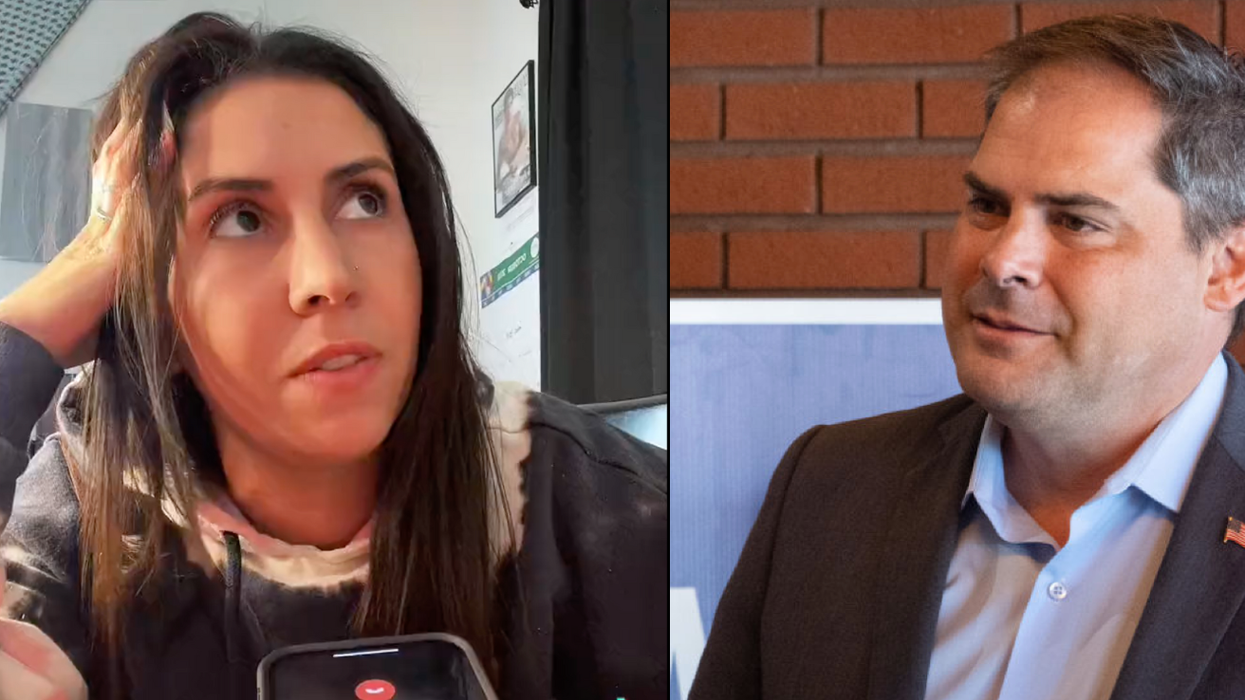 TikTok screenshot of Dara Faye; Mike Garcia