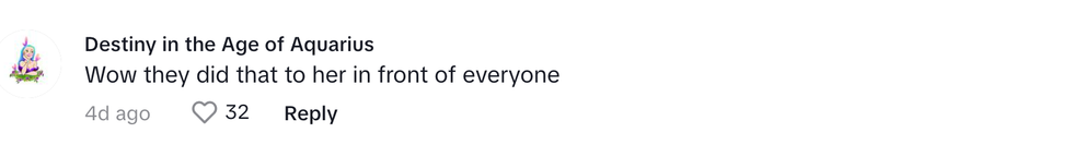 TikTok screenshot of @destiny.theageofaquarius's post