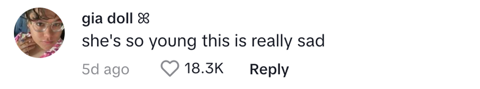 TikTok screenshot of @giadollxx's post