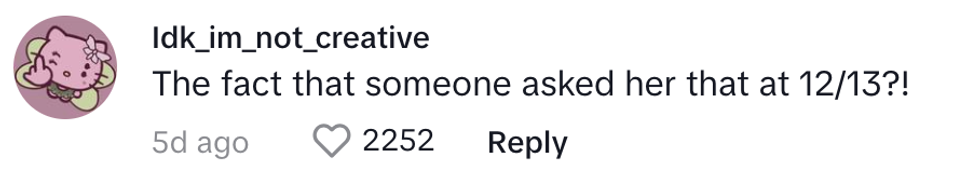 TikTok screenshot of @Idk_im_not_creative's post