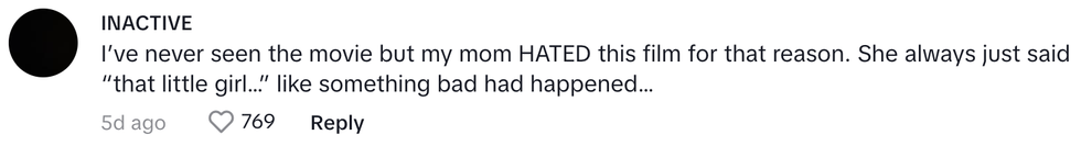 TikTok screenshot of @INACTIVE's post