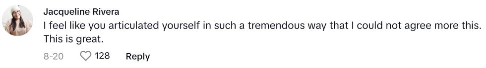 TikTok screenshot of @wackjackie's post