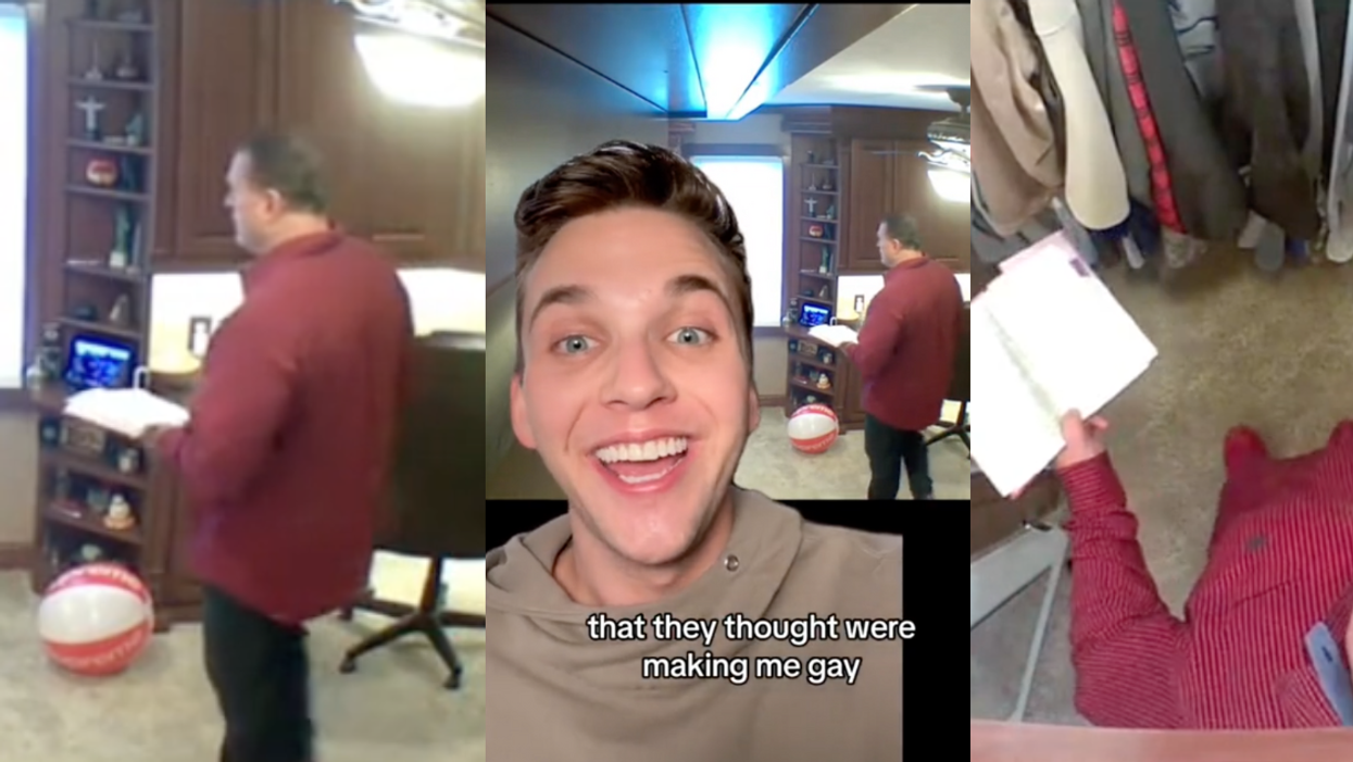 TikTok screenshots from Andrew Hartzler