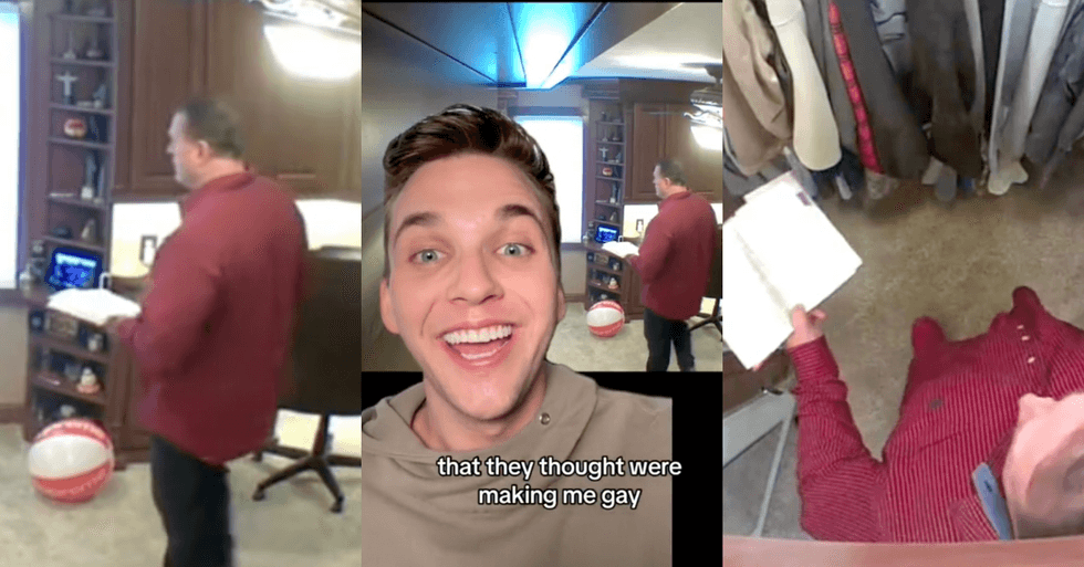 TikTok screenshots from Andrew Hartzler