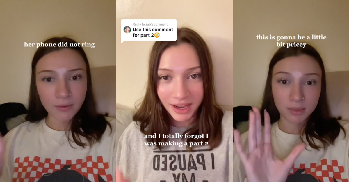 TikTok screenshots from Ariana Tomlinson