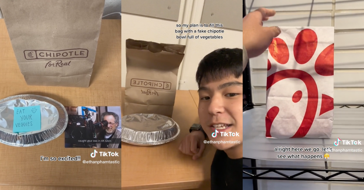 TikTok screenshots from @ethanphamtastic