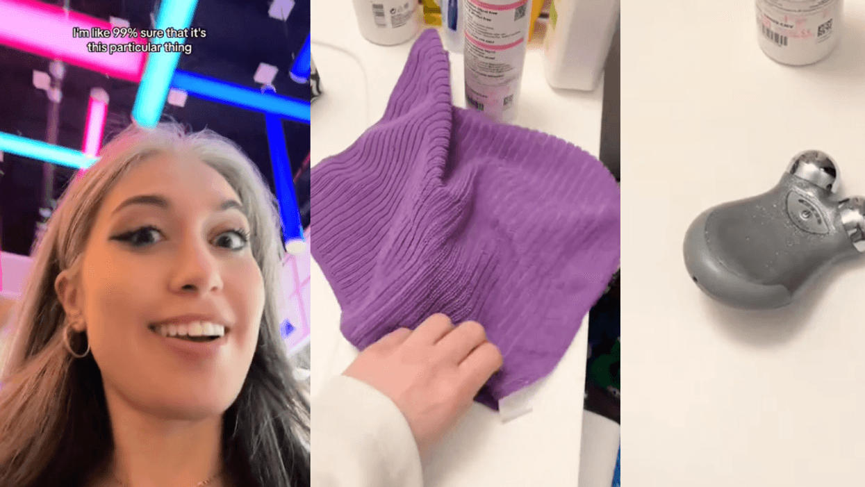 Maintenance Guy Thinks Woman's Face Toner Is Sex Toy: VIDEO - Comic Sands Maintenance Guy Thinks Woman's Face Toner Is Sex Toy: VIDEO - Comic Sands