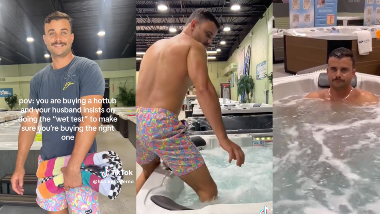 TikTok screenshots from @hollandpaterno