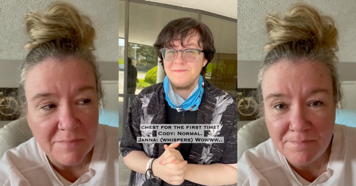 TikTok screenshots from @jannatransmomma