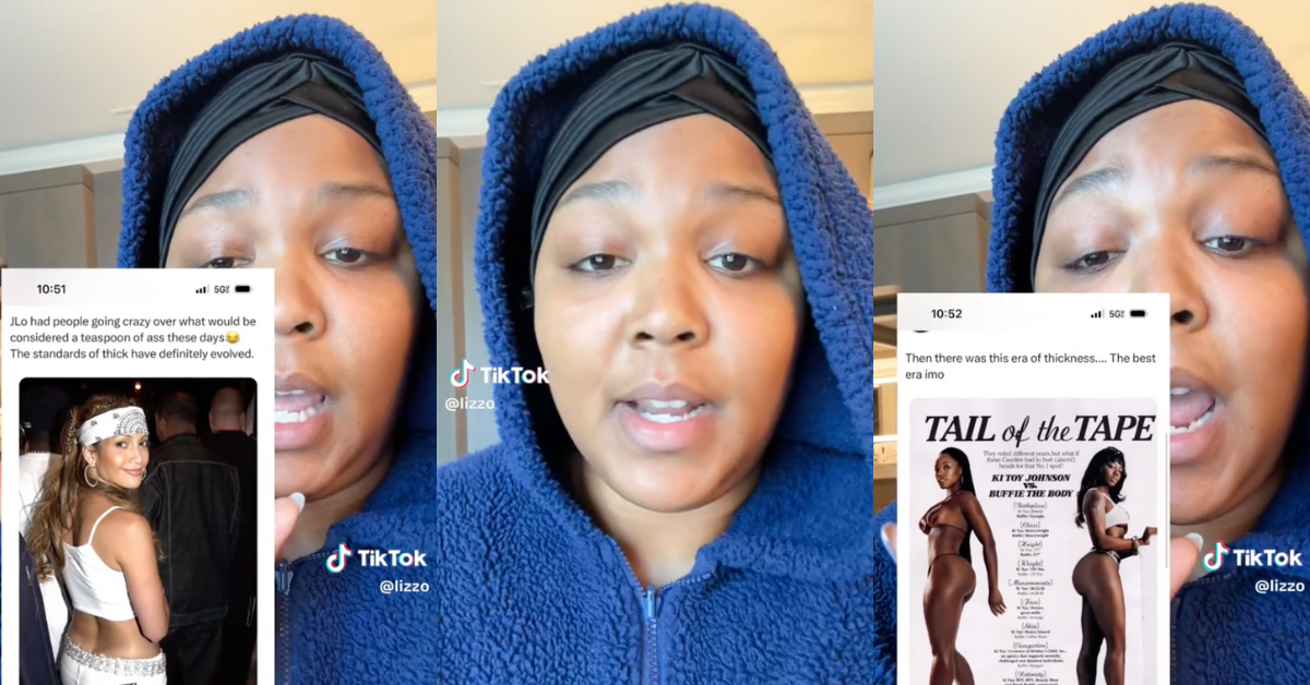 TikTok screenshots from Lizzo