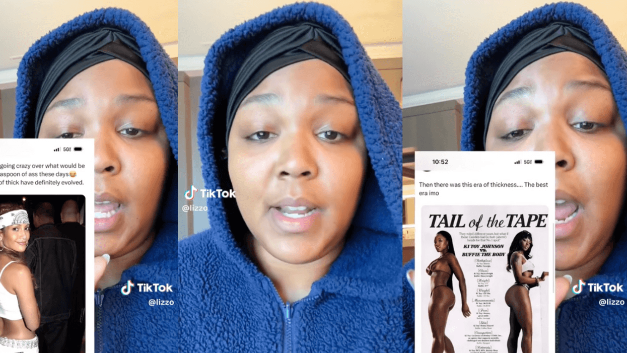 TikTok screenshots from Lizzo