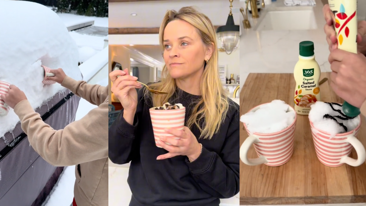 TikTok screenshots from Reese Witherspoon