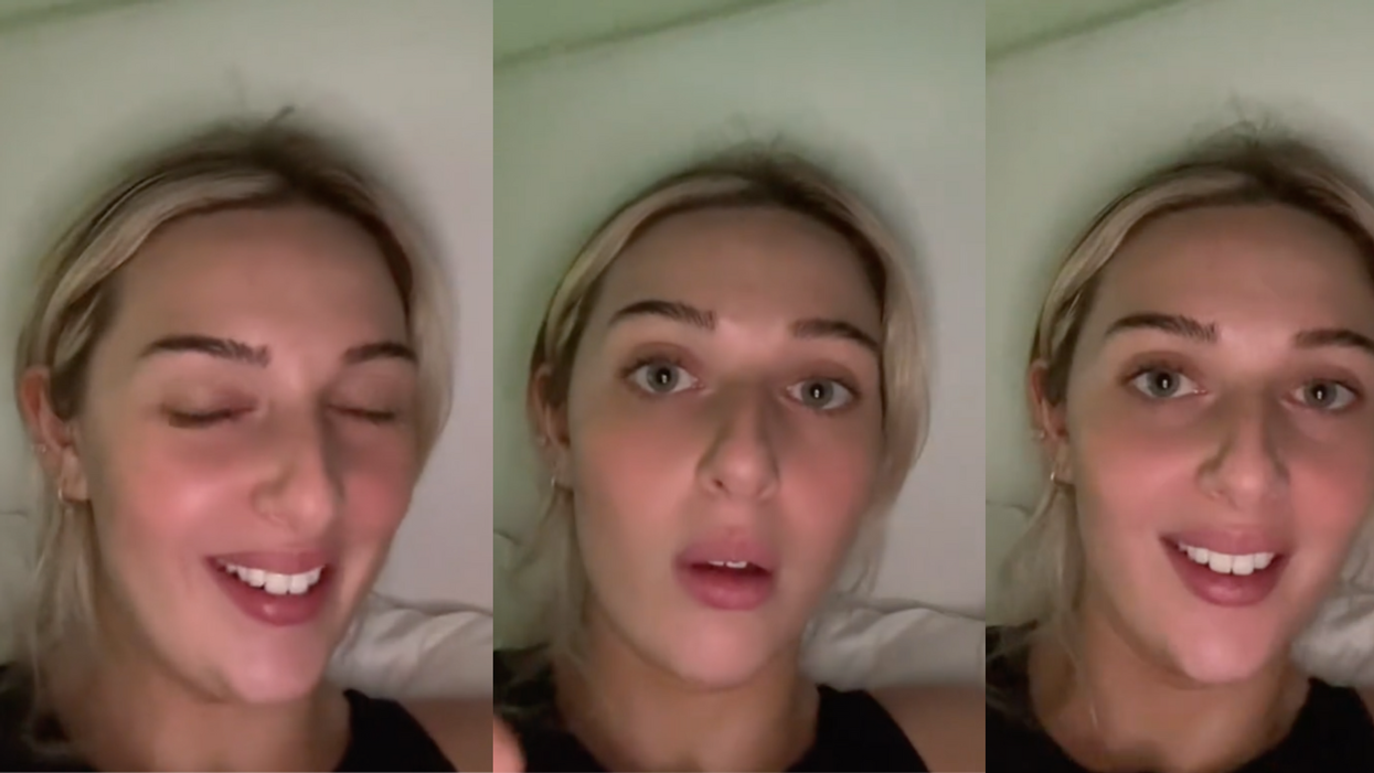 TikTok screenshots of Abby Monea