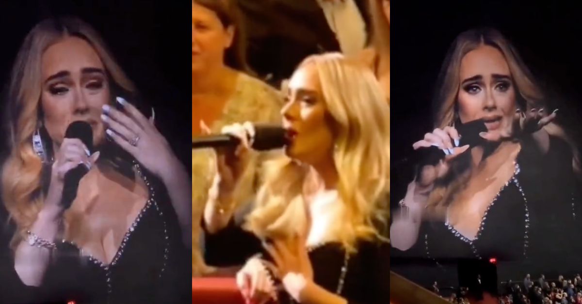 TikTok screenshots of Adele from @adeleaccess