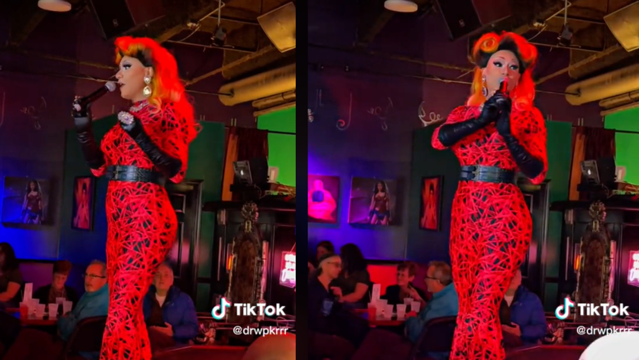 TikTok screenshots of Bella DuBalle's speech