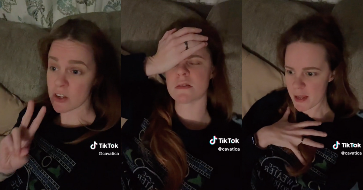 TikTok screenshots of @cavatica