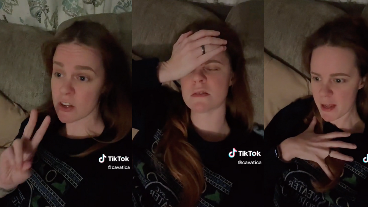 TikTok screenshots of @cavatica