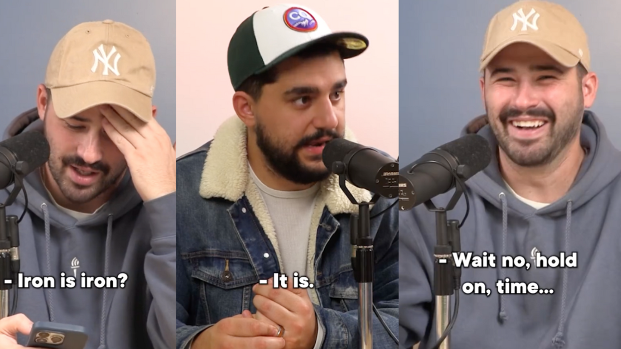 TikTok screenshots of Frank Alvarez and Joe Santagato