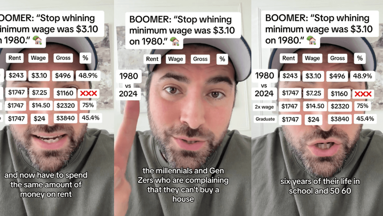 TikTok screenshots of Freddie Smith