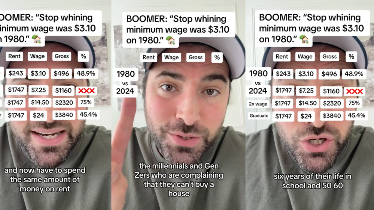 TikTok screenshots of Freddie Smith