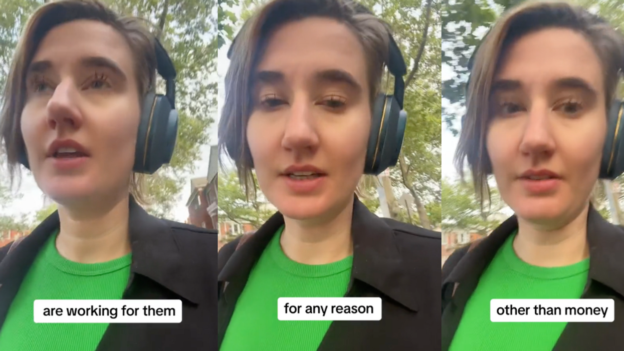 TikTok screenshots of Ginny Hogan