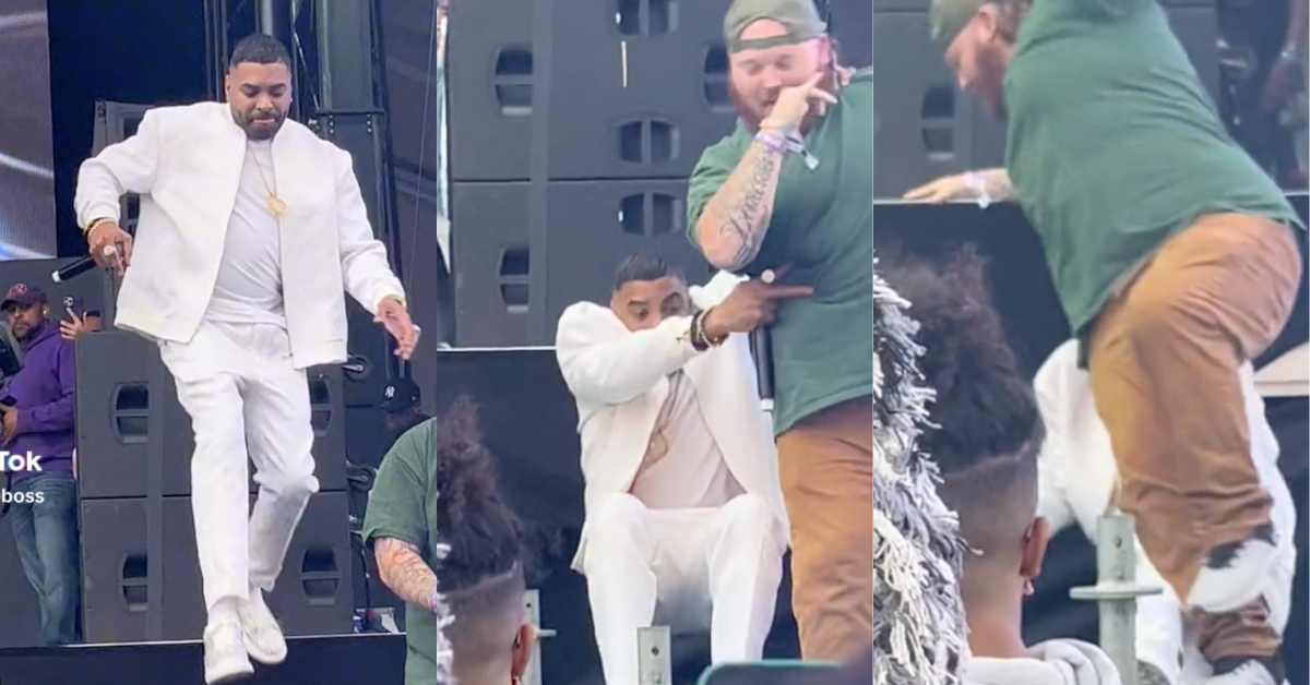 TikTok screenshots of Ginuwine and ASL interpreter