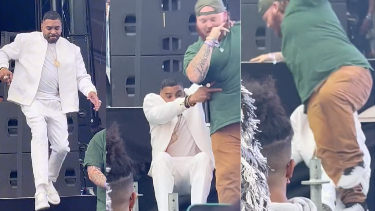 TikTok screenshots of Ginuwine and ASL interpreter