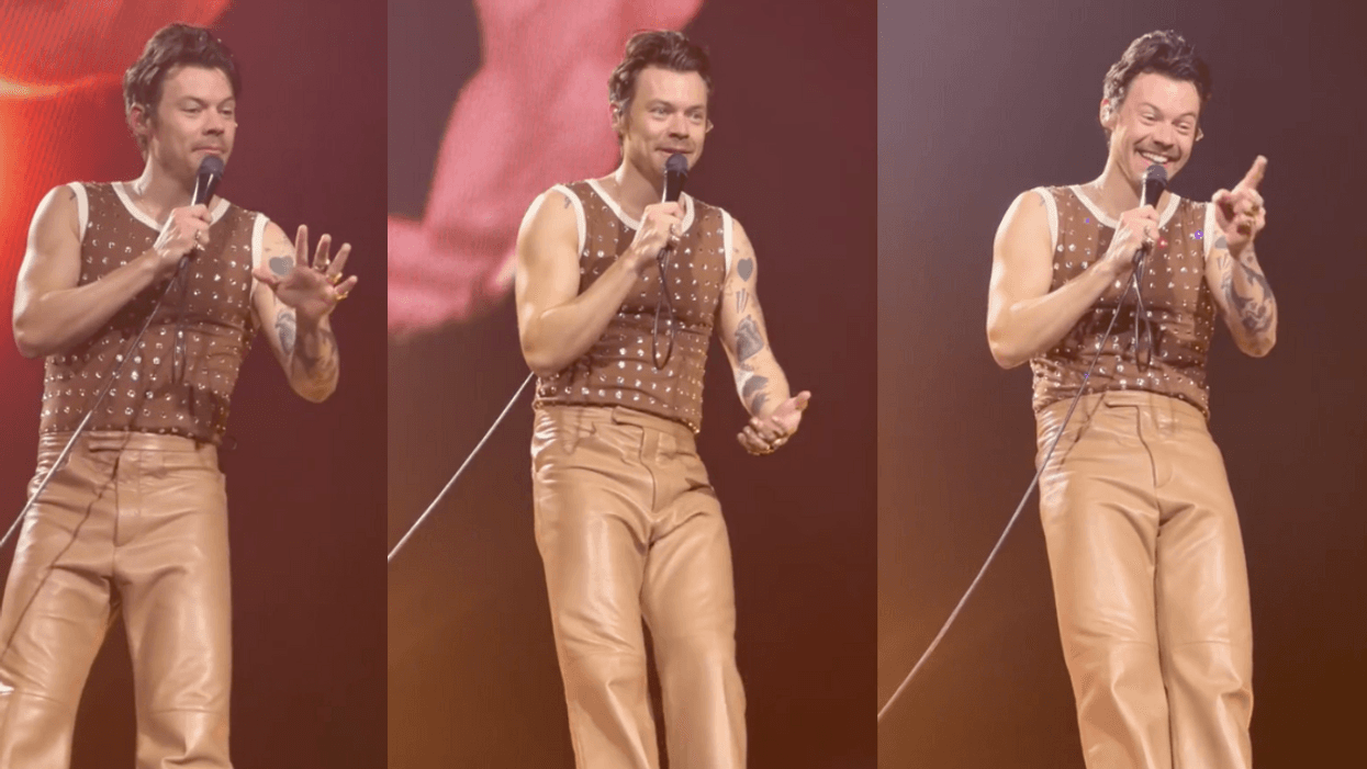 TikTok screenshots of Harry Styles