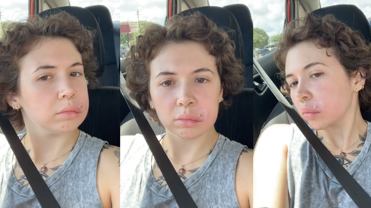 TikTok screenshots of @imlesbianflavored