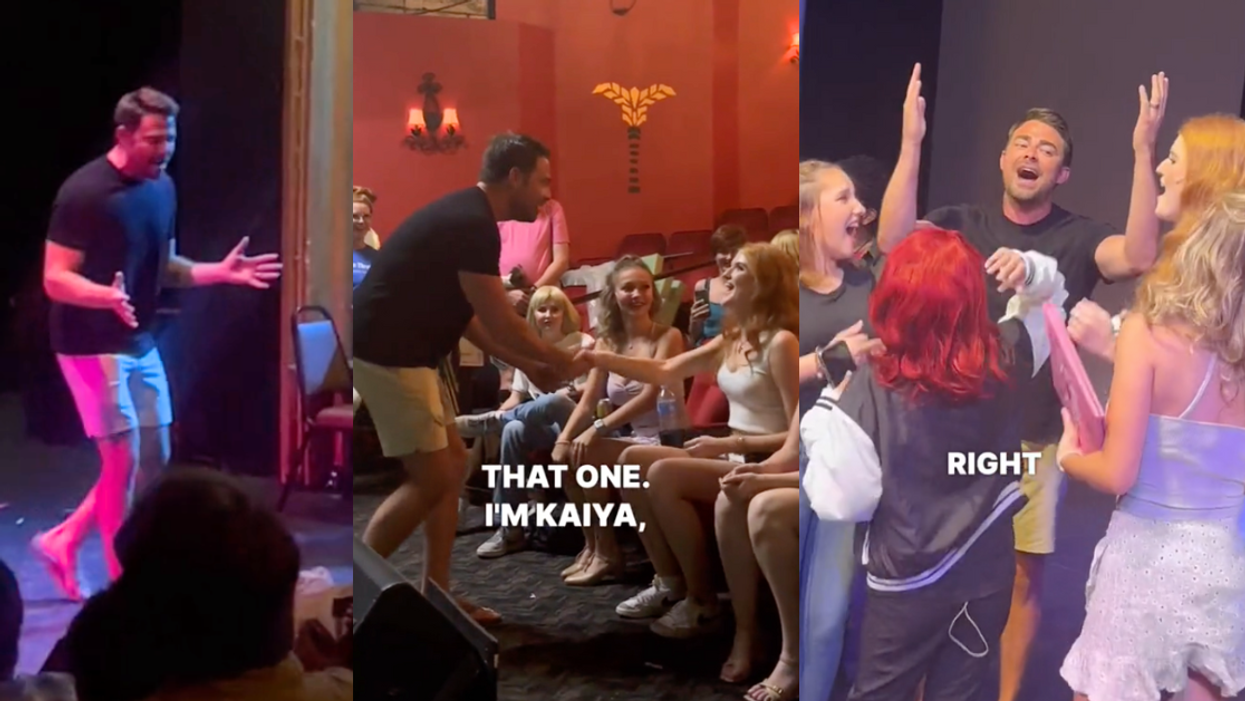 TikTok screenshots of Jonathan Bennett