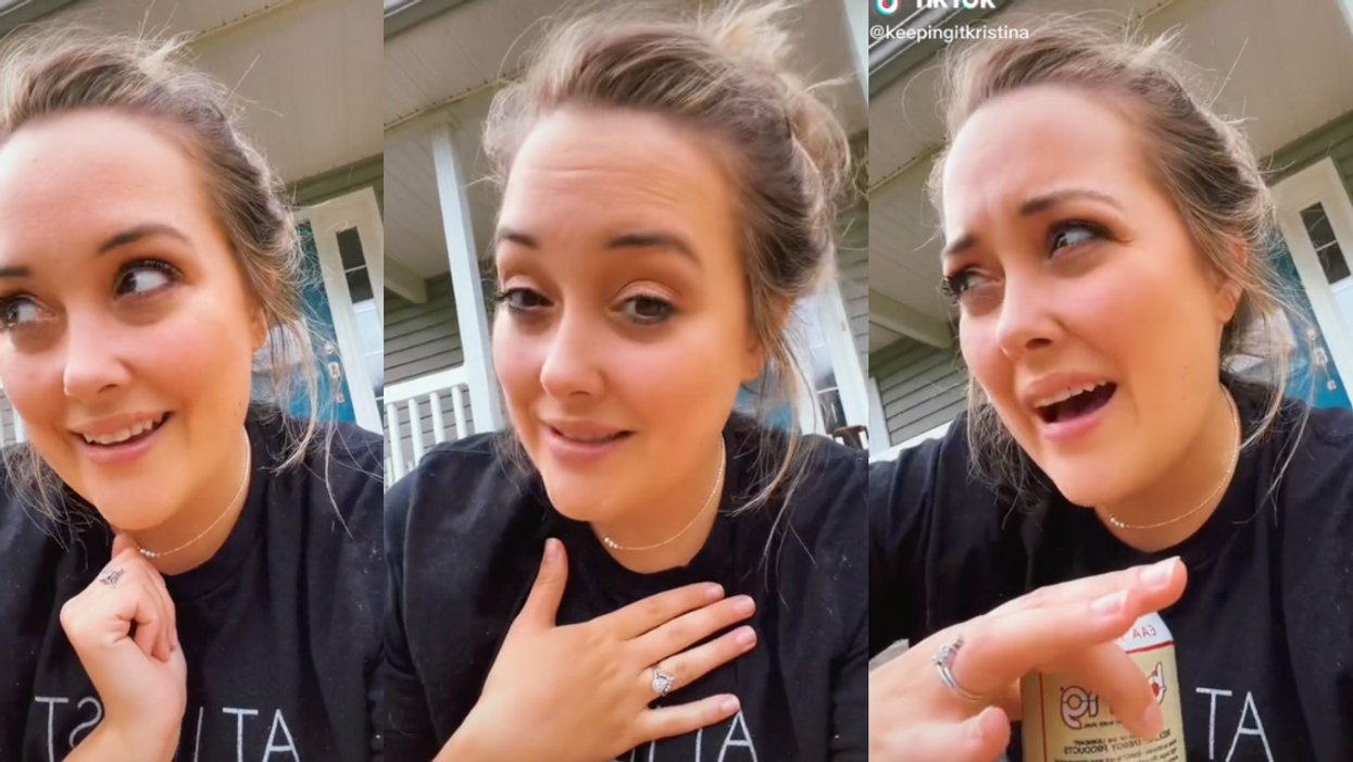 TikTok screenshots of @keepingitkristina