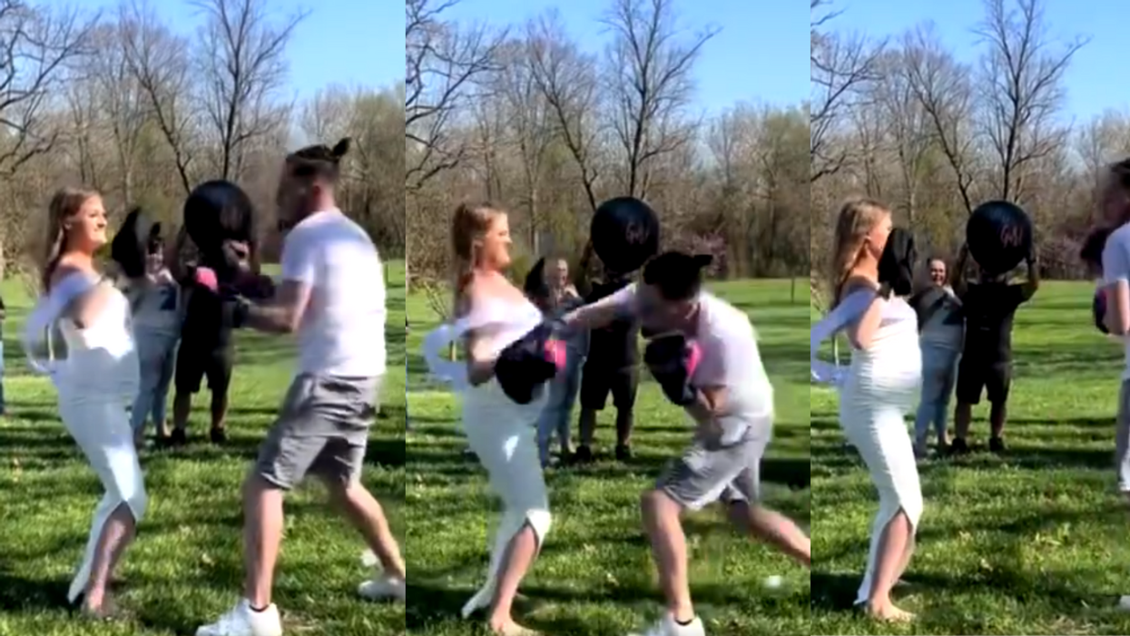 TikTok screenshots of @kirramahaley_ and husband