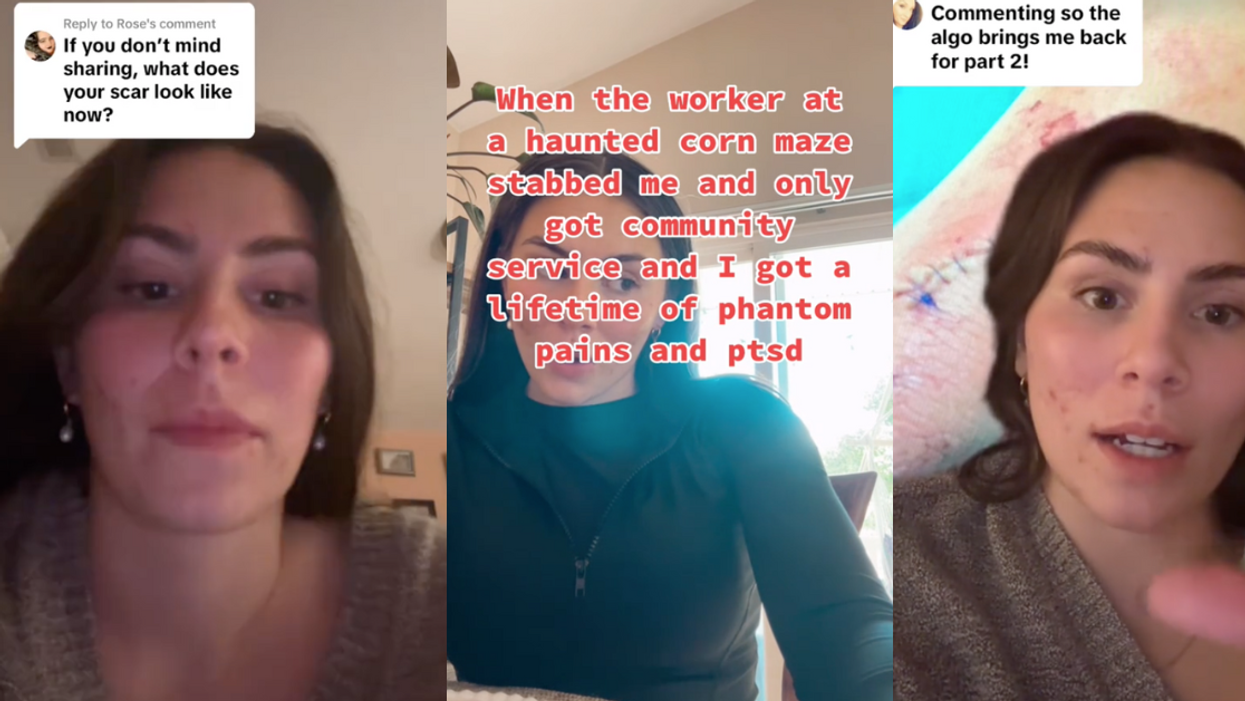 TikTok screenshots of Laura Wood