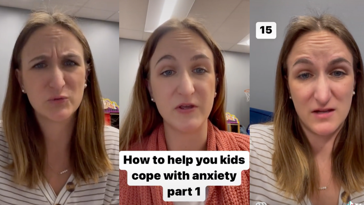 TikTok screenshots of @momtherapist