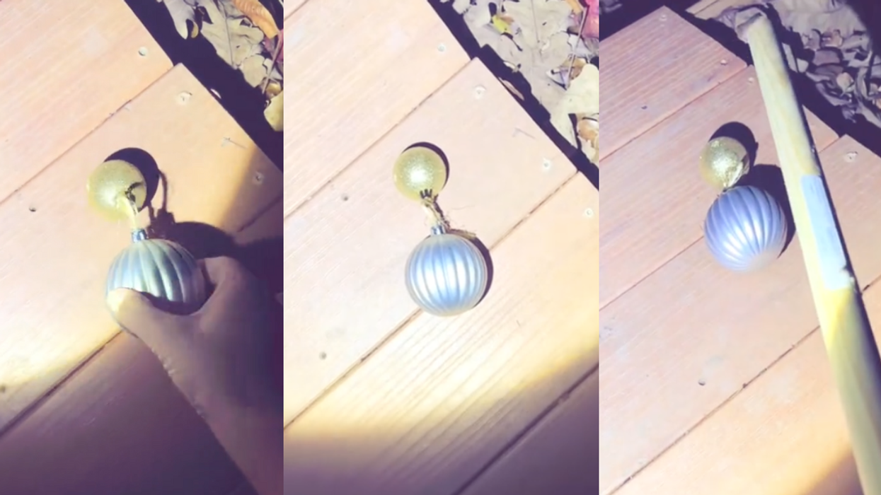 TikTok screenshots of ornament
