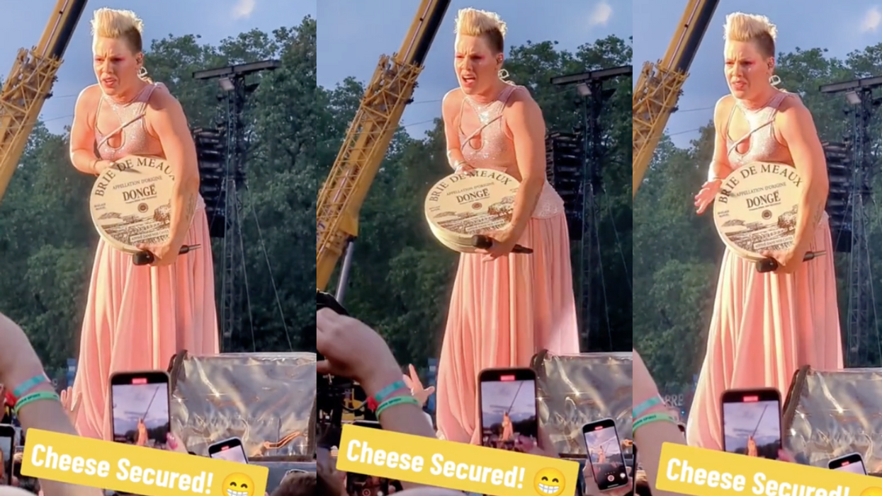 TikTok screenshots of P!nk