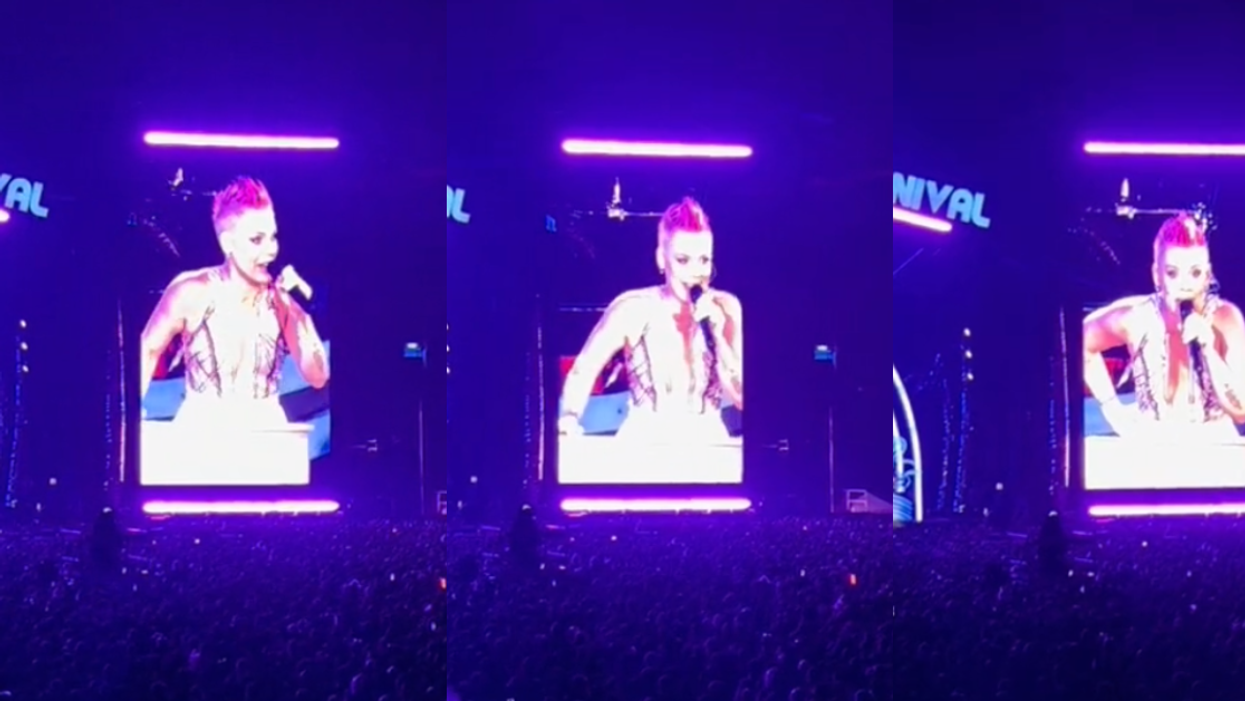 TikTok screenshots of P!nk