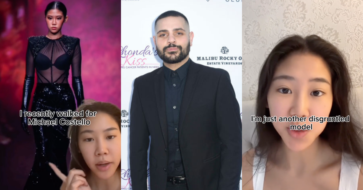 TikTok screenshots of Shereen Wu; Michael Costello